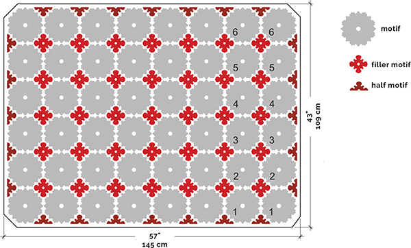 CONSTRUCTION DIAGRAM STITCH GUIDE Shell sh 3 dc in same sp or st Large - photo 8