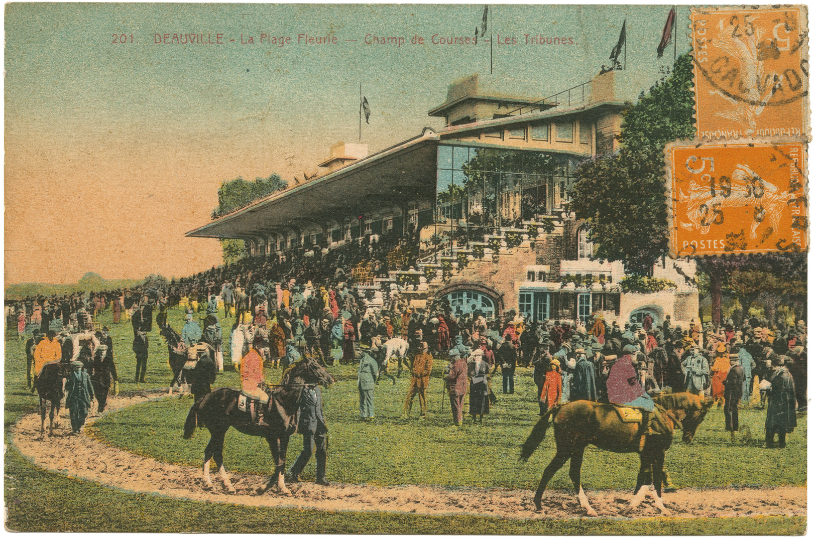 The colours of the racetrack the stands at Deauville A new tyre - photo 6