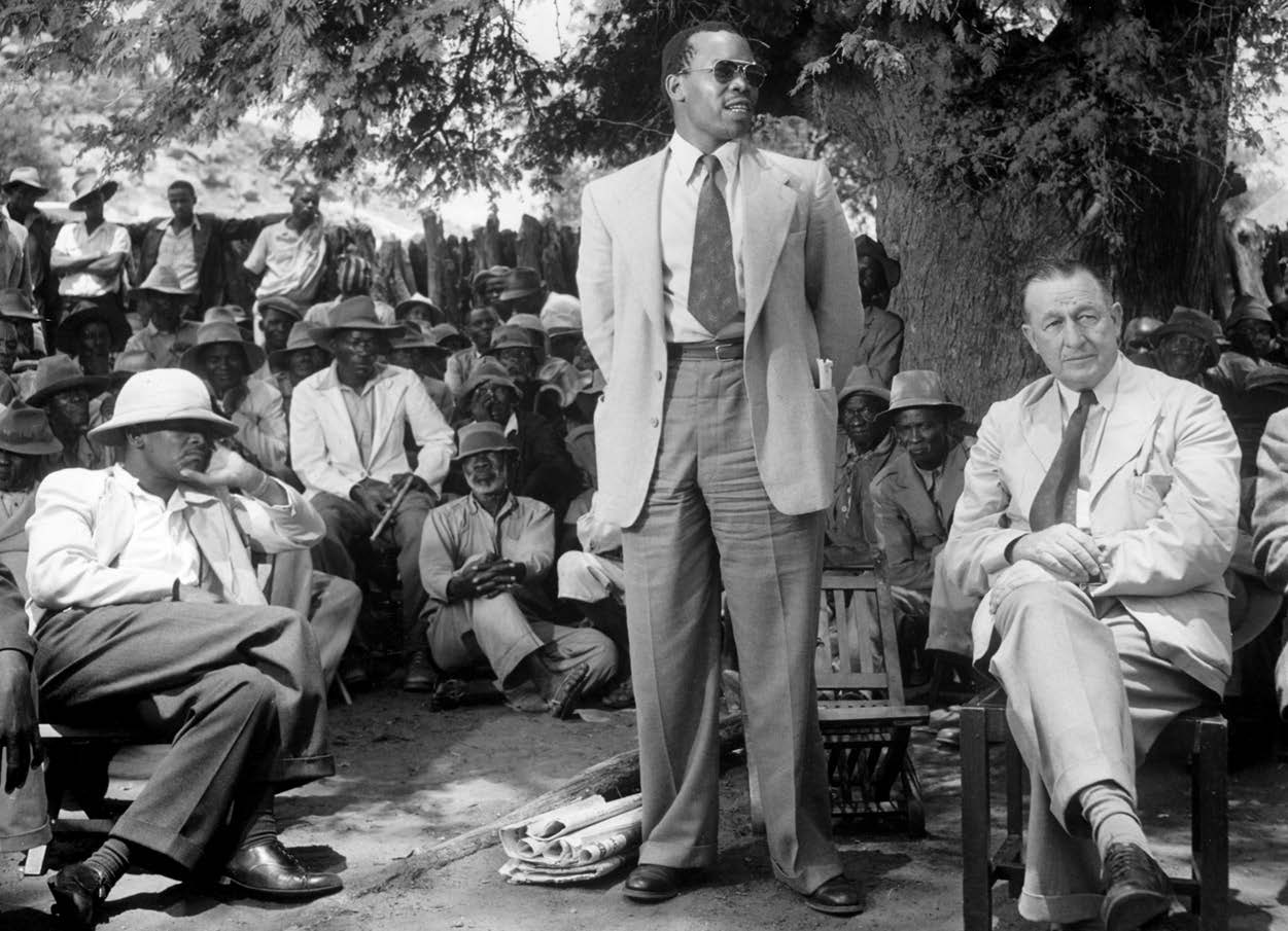 Seretse and his lawyer Percy Fraenkel at a kgotla to discuss his summons to - photo 8