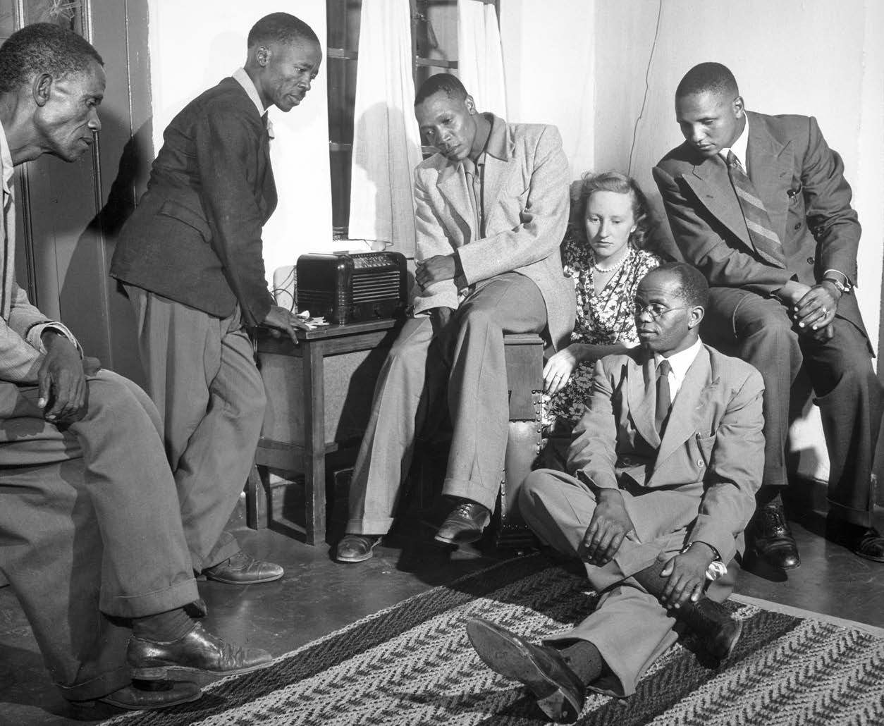 Gathered round the radio while Seretse is in London News of his exile was - photo 10