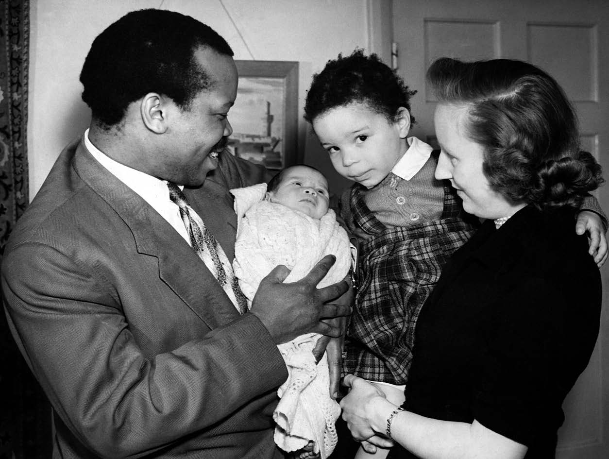 Seretse and Ruth with Jacqueline nearly three and baby Seretse Khama Ian - photo 15