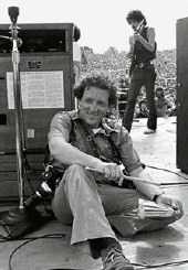 Former chief photographer Baron Wolman shooting Santana at Woodstock John - photo 10