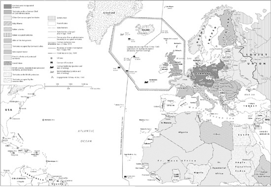 Europe the Atlantic and MediterraneanAfrican Regions 23 March 19416 December - photo 1