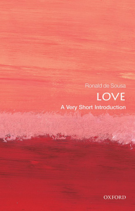 De Sousa Love: A Very Short Introduction