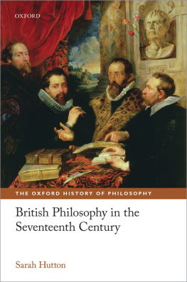Hutton - British Philosophy in the Seventeenth Century