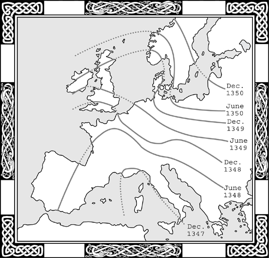 T HE SPREAD OF THE B LACK D EATH ACROSS E UROPE IN THE FOURTEENTH CENTURY - photo 3