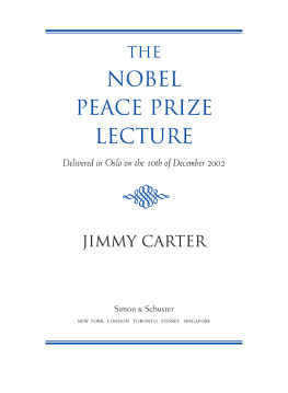 Carter - The Nobel Peace Prize Lecture