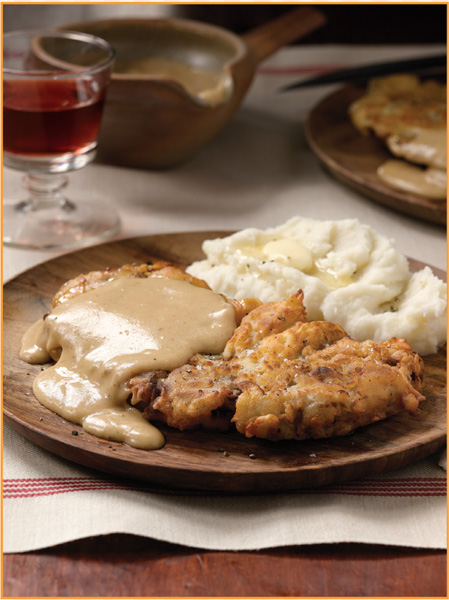 Chicken-Fried Steak with Cream Gravy Paulas Famous Foolproof Standing - photo 11