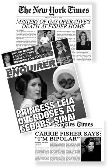 Hi Im Carrie Fisher and Im an alcoholic And this is a true story CONTENTS - photo 4