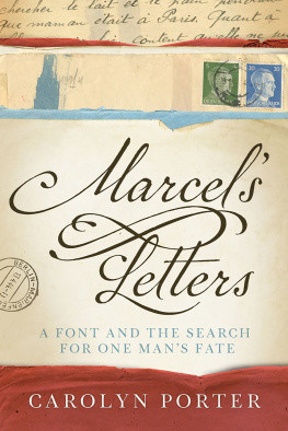 Carolyn Porter Marcels Letters