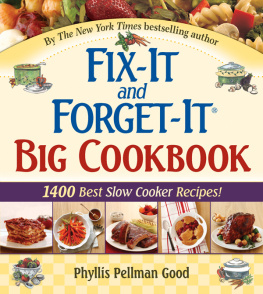 Good - Fix-It and Forget-It Big Cookbook: 1400 Best Slow Cooker Recipes!