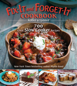 Good - Fix-It and Forget-It Cookbook: 700 Great Slow Cooker Recipes
