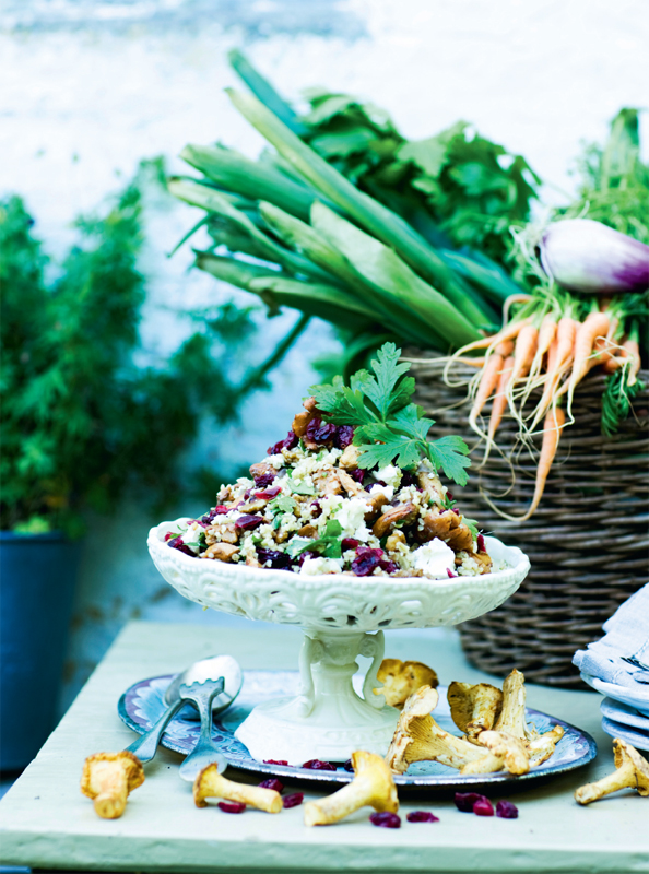 Bulgur Wheat with Chanterelles and Lingonberries This warm bulgur salad with - photo 8