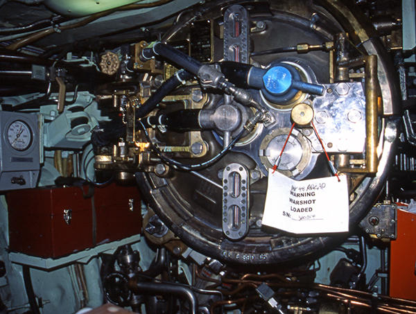 A torpedo tube in the Los Angeles class fast attack submarine USS Jefferson - photo 5