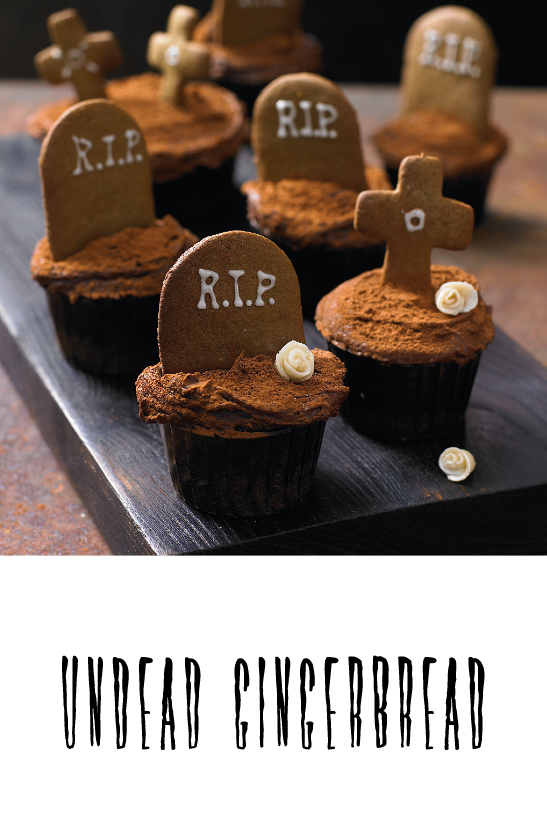 Undead Gingerbread RIP sweet little cupcakes Create your own creepy cupcake - photo 7