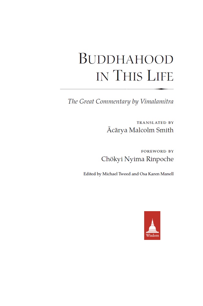 This particular text The Great Commentary known as Buddhahood in This Life is - photo 1
