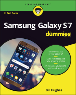 Bill Hughes Samsung Galaxy S X for Dummies