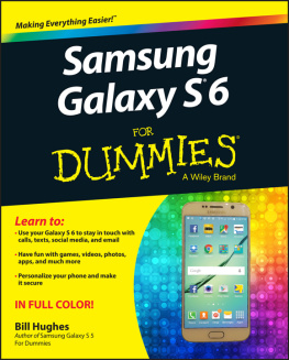 Bill Hughes Samsung Galaxy S6 for Dummies