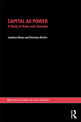 Bichler Shimshon Nitzan Jonathan Capital as Power