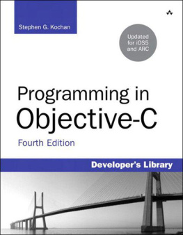 Kochan - Programming in Objective-C