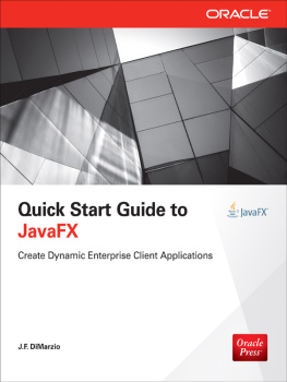 DiMarzio Quick Start Guide to JavaFX