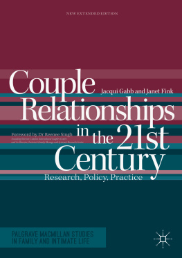 Fink Janet. Couple Relationships in the 21st Century: Research, Policy, Practice