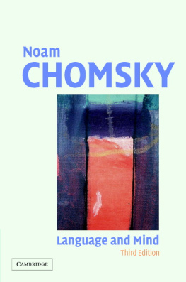 Chomsky - Language and Mind