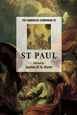 James D. G. Dunn - The Cambridge companion to Christian doctrine