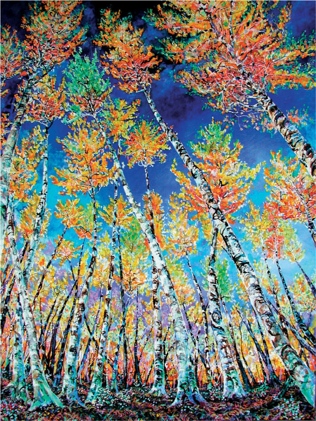 Aspens acrylic on canvas 44 36 112 915 cm THE TALENT MYTH We all can - photo 8