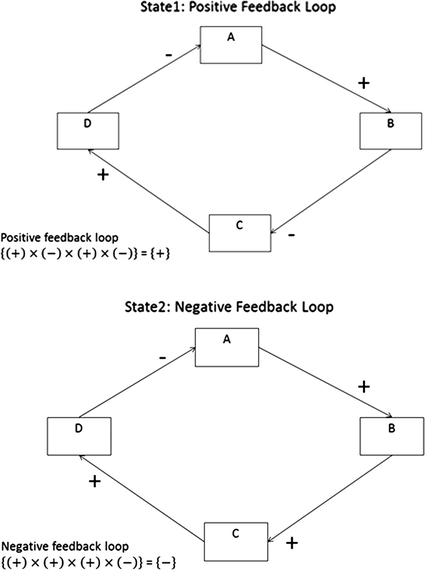 Fig 13 Categorising feedback loops State 1 a positive feedback loop - photo 4