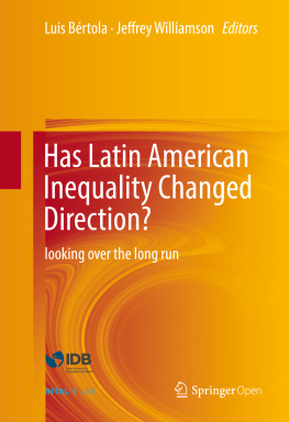 Bértola Luis - Has Latin American Inequality Changed Direction?: Looking Over the Long Run