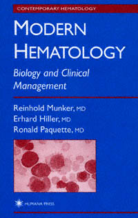 title Modern Hematology Biology and Clinical Management Contemporary - photo 1