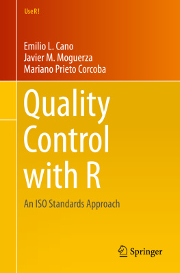 Cano Emilio L. - Quality control with R: an ISO standards approach