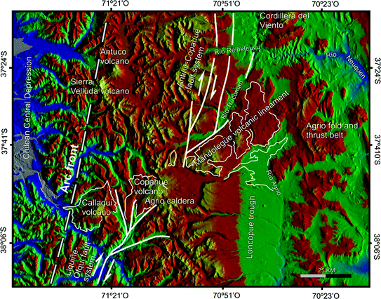 Fig 14 Digital Elevation Model that shows the surficial expression of the - photo 4