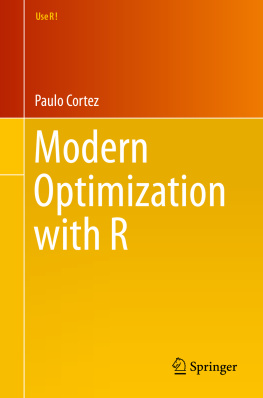 Cortez Modern Optimization with R