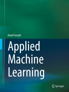 David Forsyth - Applied Machine Learning