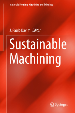 Davim - Sustainable Machining