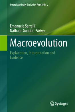 Emanuele Serrelli Macroevolution