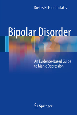 Fountoulakis Bipolar Disorder An Evidence-Based Guide to Manic Depression