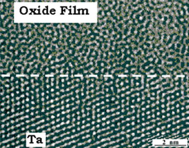 Fig 12 TEM image of the amorphous anodic oxide film formed on crystalline - photo 2