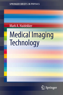 Haidekker - Medical Imaging Technology