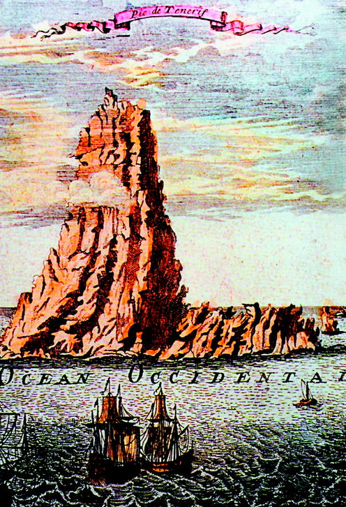 Fig 11 The island of Tenerife and a towering Mount Teide in an engraving by - photo 1