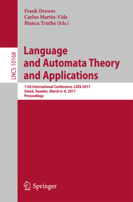 Klein Shmuel Tomi - Language and automata theory and applications: 12th international conference, LATA 2018, Ramat Gan, Israel, April 9-11, 2018: proceedings