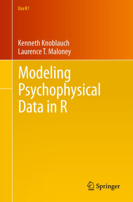 Knoblauch Kenneth - Modeling Psychophysical Data in R