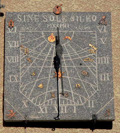 Sundial Maubourguet Caunes-Minervois a guide to Mystical France - photo 1