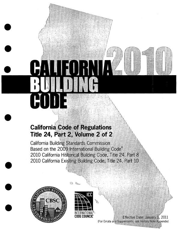 2010 California Existing Building Code California Code of Regulations Title - photo 1