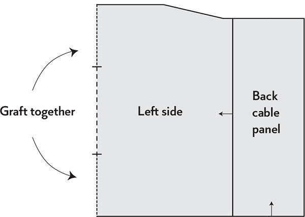 ASSEMBLY DIAGRAM 2 RIGHT SIDE With cir needle and RS facing pick up and - photo 8