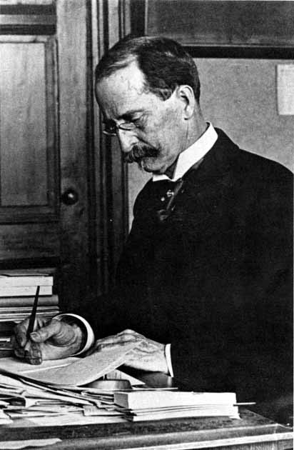 1 Edward Miner Gallaudet writing at his desk ca 1907 Page iii - photo 2