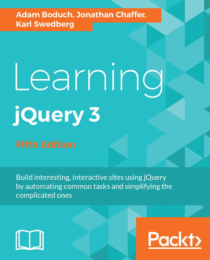 Title Page Learning jQuery 3 Fifth Edition Build interesting interactive - photo 1