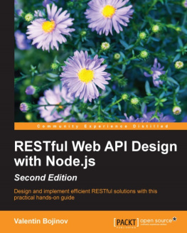 Bojinov - RESTful Web API Design with Node.js